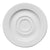 Ariane Orba Round Embossed Wide Rim Porcelain Saucer ( Case Of 12 )