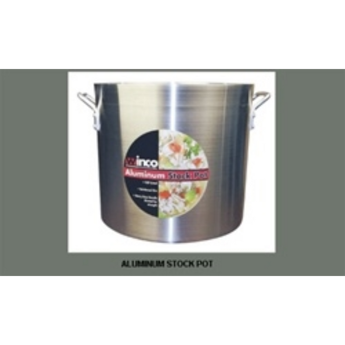 Extra Heavy 1/4" (6 mm) Aluminum Stock Pot by Winco