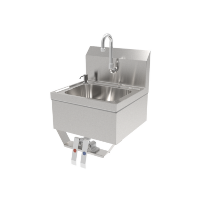 GSW Knee Operated Hand Sink w/ Faucet & Soap Dispenser