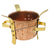 Handcrafted Copper Sigdi Food Warmer with Brass Accents – Traditional Indian Angithi for Appetizers & Curries