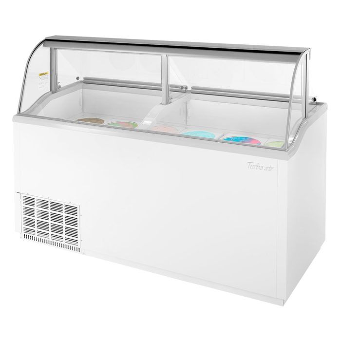 Turbo Air TIDC-70G(W)-N Ice Cream Dipping Cabinet, 3 gallon can capacity