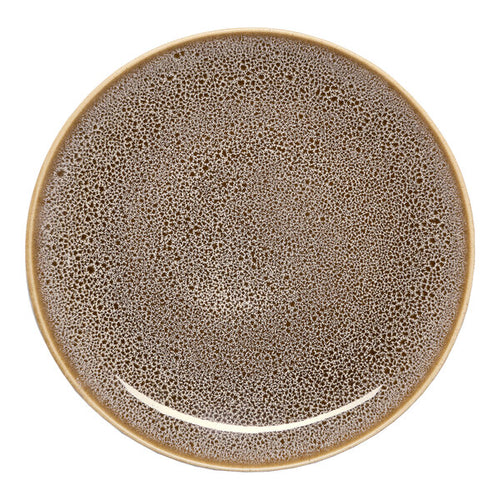 Ariane Freckles Round Porcelain Coupe Plate ( Case Of 12 )