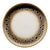 Ariane Round Raised Rim Porcelain Plate with Outside Jaguar Effect ( Case Of 4 )