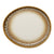 Ariane Jaguar Irregular Oval Porcelain Coupe Platter with Spotted Rim ( Case Of 6 )