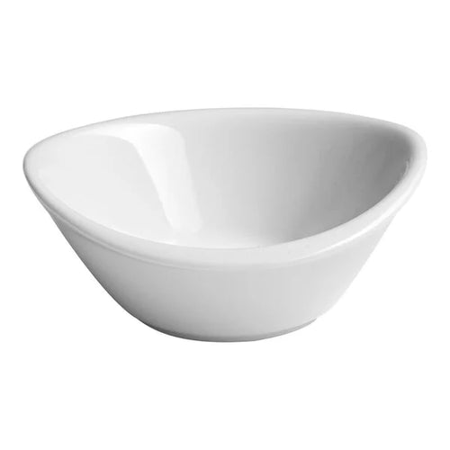 Ariane Miniature 3 1/3" Round Rolled Edge Porcelain Bowl with Curved Rim ( Case Of 18 )