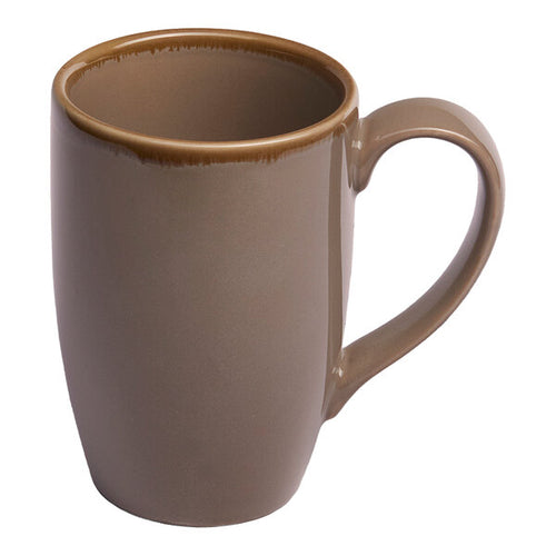 Ariane Splash Beige 10.14 oz. Tapered Porcelain Mug ( Case Of 6 )