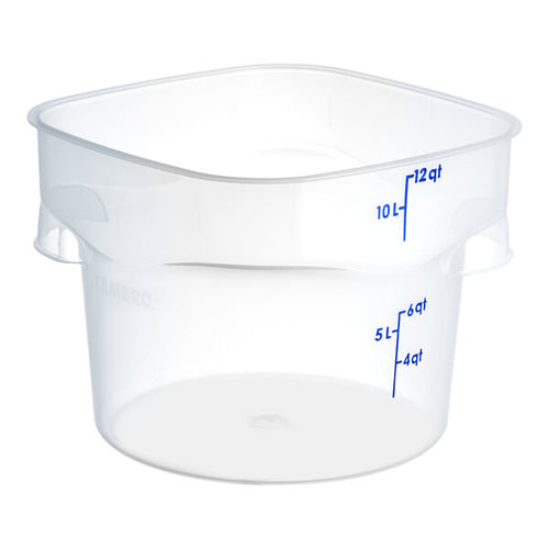 Cambro FreshPro 12 Quart Round Food Storage Container Translucent ( Case of 6 )