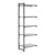 Cambro Camshelving Basics Plus Add-On 5S Shelving Unit – Brushed Graphite