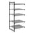 Cambro Camshelving Basics Plus Add-On 5V Shelving Unit – Brushed Graphite