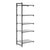 Cambro Camshelving Basics Plus Add-On 5S Shelving Unit – Brushed Graphite