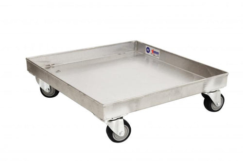 Omcan 16-Gauge 304 Stainless Steel Dish Rack Dolly/Cart