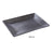 Yanco DB-412 Diamond Black Collection Rectangular Plate, Matte Glaze (1Dz)