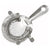 Winco Stainless Steel 4-Prong Commercial Bar Strainer for Cocktail & Beverage Preparation