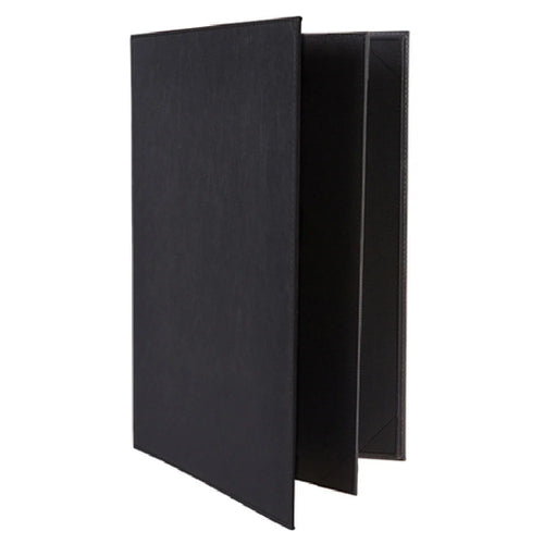 Winco LMF Series 8-1/2" Booklet 4-View Menu Cover