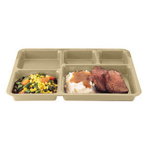 Cambro Camwear® 5-Compartment Cafeteria Tray ( Case of 24 )