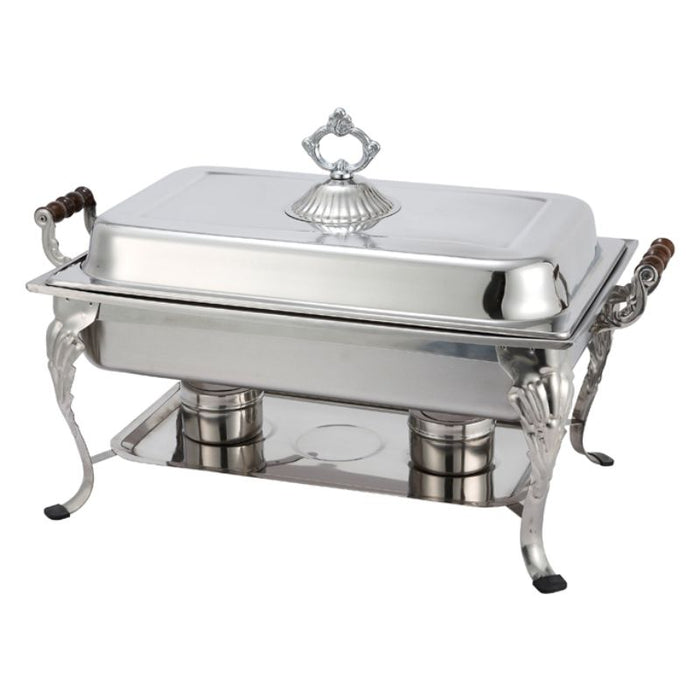 Crown 8 Quart Full-Size Chafer, Stainless Steel by Winco