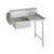 John Boos JDTS Series Soiled Dish Table, Direction Right to Left
