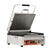 Omcan PG-CN-0679-FT Single Panini Grill with Smooth Plates and Timer – 12″ x 15″ Cooking Surface – 120V, 1800W