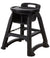 HIGH CHAIR WITH TRAY BLACK