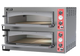 Omcan PE-IT-0038-DS Trento Entry Max Series 39″ Double Chamber Pizza Oven with 27.6″ Chamber – 11.2 kW, 220 V, 1 Ph
