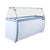 Ice Cream Dipping Freezer with Flat Sneeze Guard-10 Tubs Capacity Omcan 48648