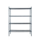 Atosa MWSSE187274 4-Shelf Epoxy Shelving Unit with 74" Posts (Slate Gray)