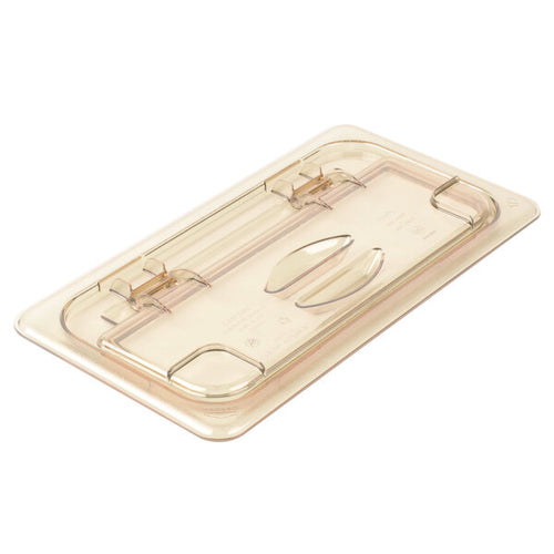 Cambro H Pan One Third Size FlipLid Food Pan Lid Amber ( Case of 6 )