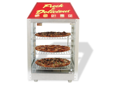 BenchmarkUSA™ 2 Door Pizza Warmer / Merchandiser by Winco