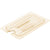 Cambro H Pan Quarter Size Food Pan Lid with Handle and Spoon Notch Amber ( Case of 6 )