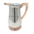 Aristocrat Copper and Stainless Steel Water Jug – 33 oz (1 Liter) Elegant Beverage Pitcher