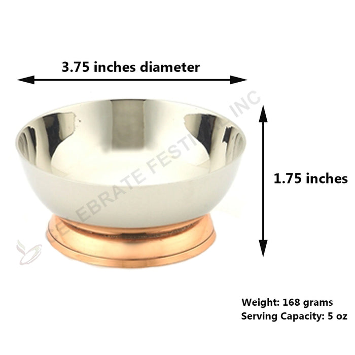 Copper And Stainless Steel Dessert Cup - Short