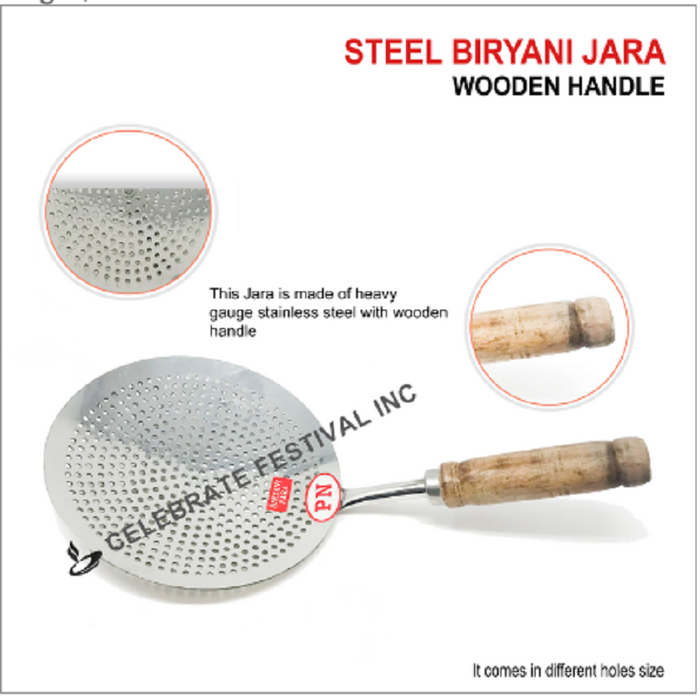 Biryani Jara with wooden handle