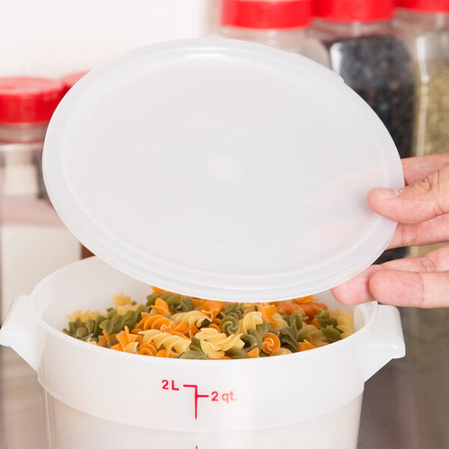 Cambro Poly Round Food Storage Lid White ( Case of 12 )