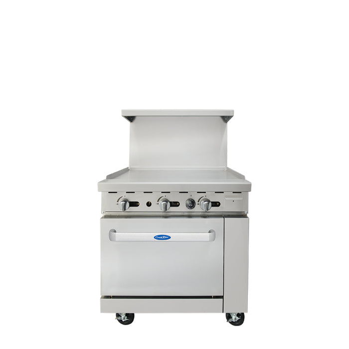 AGR-36G — 36″ Gas Range with 36″ Griddle by Atosa