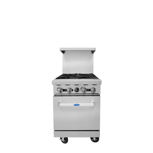 AGR-4B — 24″ Gas Range with Four (4) Open Burners by Atosa