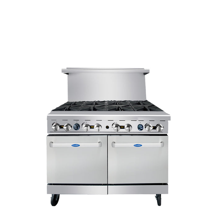 AGR-8B — 48″ Gas Range with Eight (8) Open Burners by Atosa