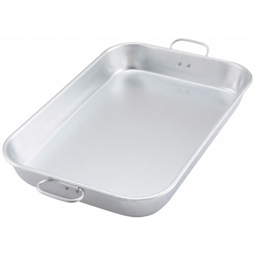 Bake/Roast Pan with Handle, Aluminum by Winco