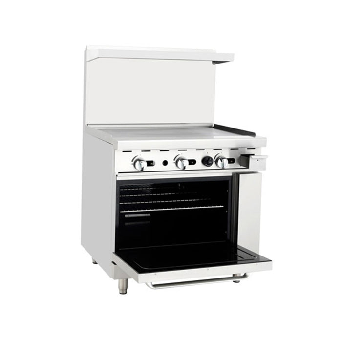 AGR-36G — 36″ Gas Range with 36″ Griddle by Atosa