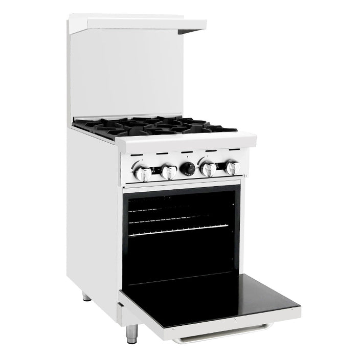 AGR-4B — 24″ Gas Range with Four (4) Open Burners by Atosa