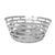 Round Matte Finish Stainless Steel Bread & Fruit Basket – Modern Decorative Serveware