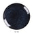 Yanco China BL-109 COUPE SHAPE ROUND PLATE, Ceramic Blue Star Dinner Plate, Pack of 24 (2 Dz)