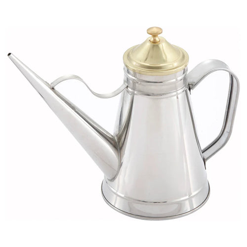 Winco OC-24 - 24 oz Oil Can with Brass Cover (Price/Piece)