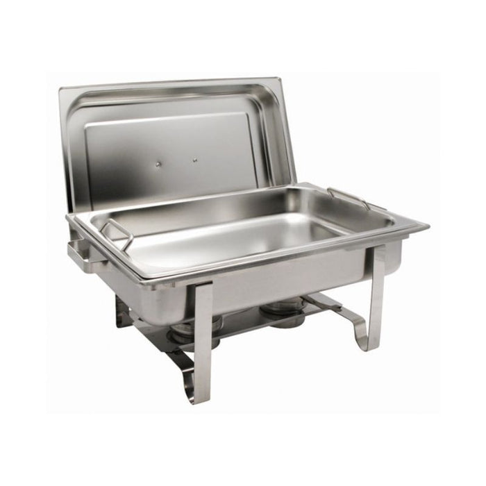 Get-A-Grip 8 Quart Full-Size Chafer, Stainless Steel by Winco