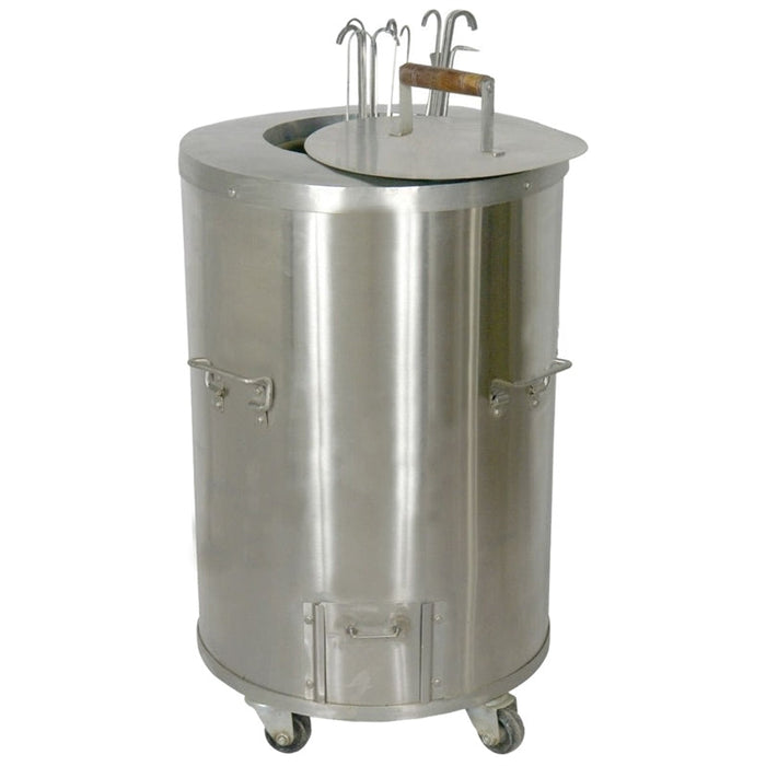 Catering Tandoor Oven, Stainless Steel Body- 36" H x 28" D - Charcoal, ( Light Weight Mode, ~ 230 lbs)