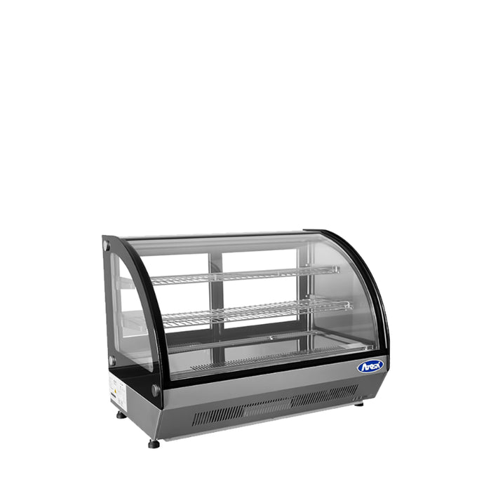ATOSA CRDC-46 — Countertop Refrigerated Curved Display Case (4.6 cu ft)