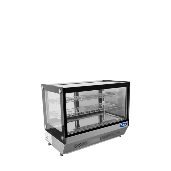ATOSA CRDS-42 — Countertop Refrigerated Square Display Case (4.2 cu ft)