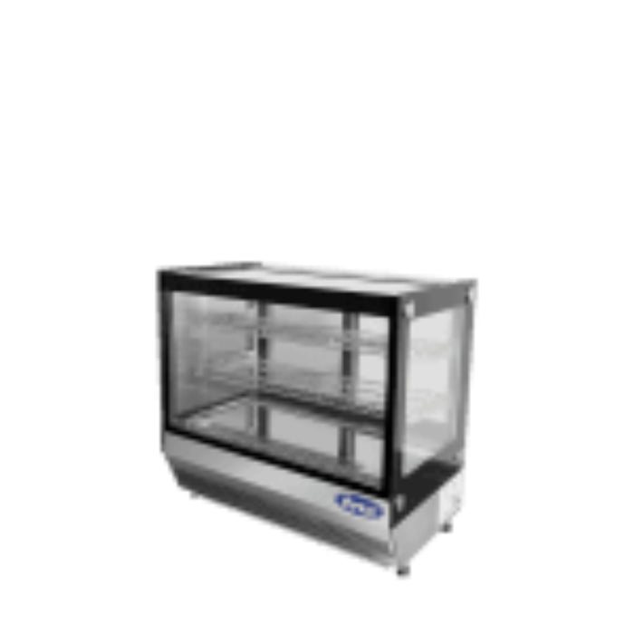 ATOSA CRDS-42 — Countertop Refrigerated Square Display Case (4.2 cu ft)
