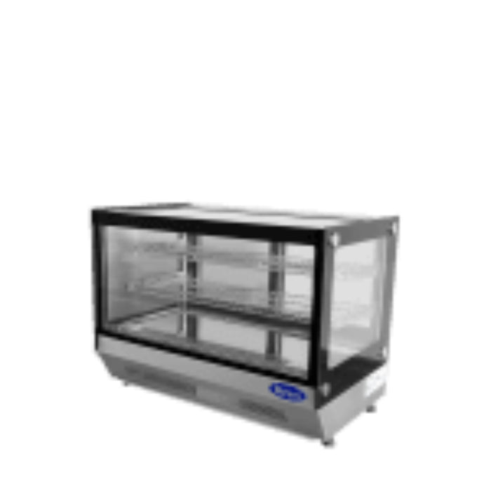 ATOSA CRDS-56 — Countertop Refrigerated Square Display Case (5.6 cu ft)