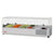 Turbo Air CTST-1200G-13-N Side Mount E-Line Countertop Salad Table with Clear Hood