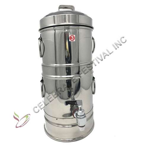 STAINLESS STEEL COFFEE FILTER: Available in 4 sizes (3, 4, 5, 7, 8, 10 LTR)